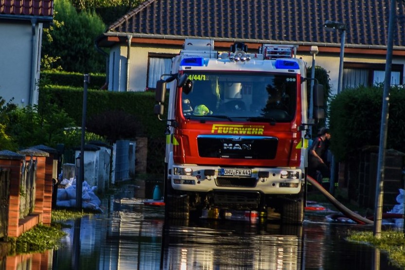 Neuer Sonderlschzug der Feuerwehren soll im Katastrophenfall im gesamten Landkreis untersttzen, Foto: Felix Bugiel